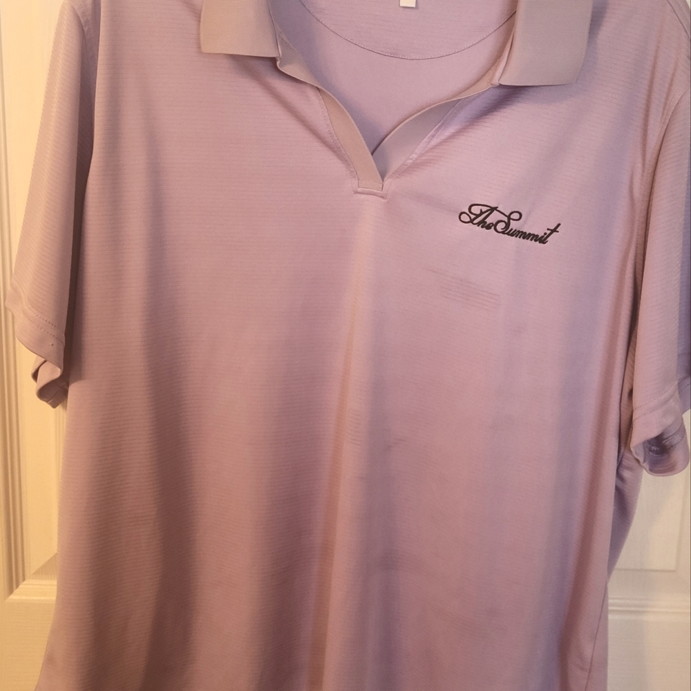 Women's XXL Pre-Owned Monterey Club Embroidered The Summit Polo Golf Shirt
